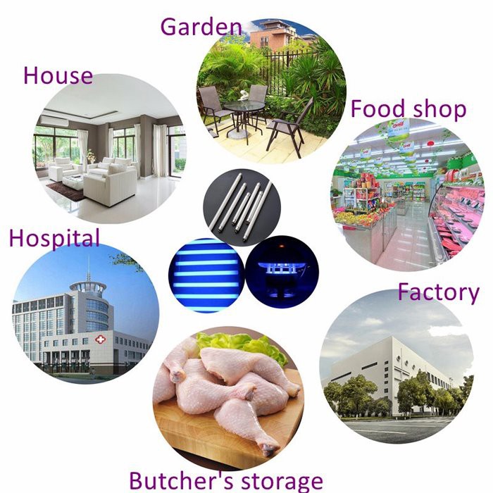 Applicable places for T5 6W BL UVA 365nm